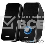 Акустическая система 2.0 SVEN 325, чёрный, USB, мощность 2x3 Вт(RMS) SVEN 325, чёрный, USB, акустическая система 2.0, мощность 2x3 Вт(RMS), фото2