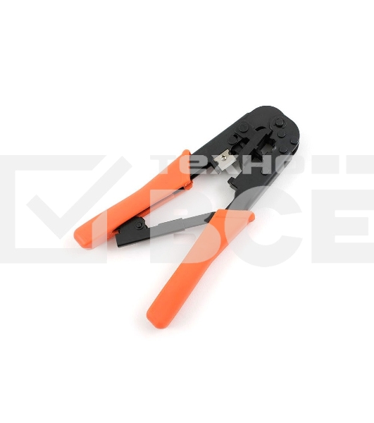 Инструмент Cablexpert T-568R, обжимной универс. с фиксатором, для витой пары и тел.линии 