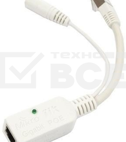 Сетевое оборудование MikroTik RBGPOE Gigabit PoE injector
