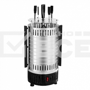 Шашлычница Delta DL-6700: 1000Вт, 5 шампуров,метал.нагрев.элемент (6)