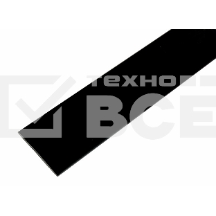 Термоусаживаемая трубка Rexant 35,0/17,5 мм, черная, упаковка 10 шт. по 1 м