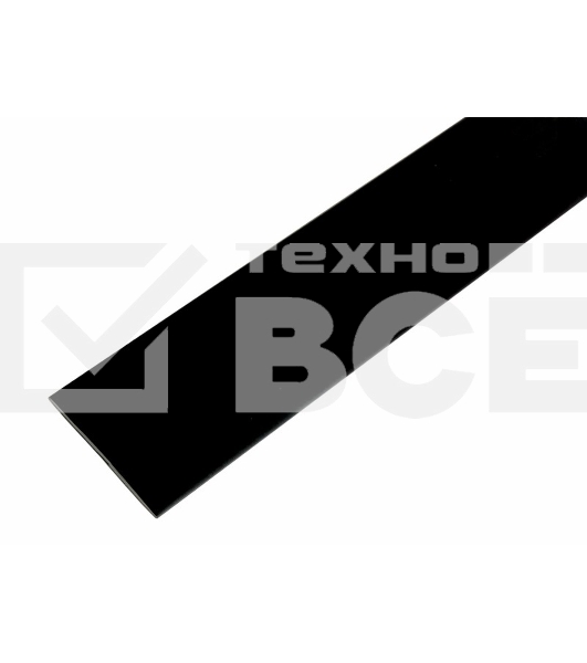 Термоусаживаемая трубка Rexant 35,0/17,5 мм, черная, упаковка 10 шт. по 1 м