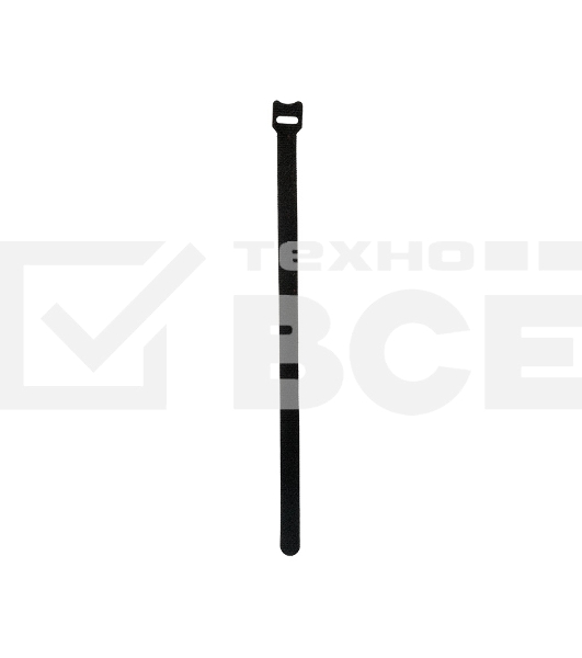 Хомут–липучка многоразовый Rexant 320х14 мм, черный (упак. 12 шт.)