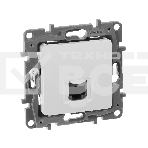 Розетка ETIKA RJ45 кат.5 UTP, бел. , фото3