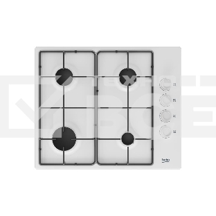 Встраиваемая газовая варочная поверхность Beko HIGG 64123 SW, Белый