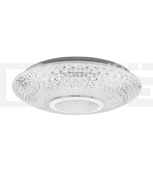 Светильник настенно-потолочный Rexant Satori Melody 2700-6500 K RGB Bluetooth Sound с пультом и APP LED