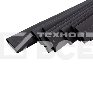 Трубка термоусаживаемая двухстенная клеевая Rexant 19.1/9.55мм (уп.10шт) по 1м черный