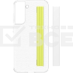 Чехол (клип-кейс) Samsung для Samsung Galaxy S21 FE Slim Strap Cover белый (EF-XG990CWEGRU), фото 1