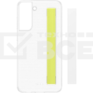Чехол (клип-кейс) Samsung для Samsung Galaxy S21 FE Slim Strap Cover белый (EF-XG990CWEGRU)