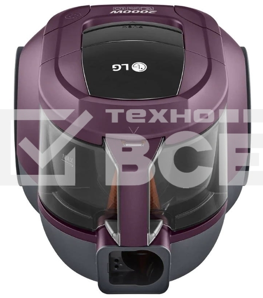 Пылесос LG VC5420NHTCW фиолетовый, 380/2000 Вт, уборка сухая, пылесборник контейнер 1.3 л