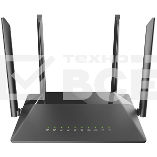 Маршрутизатор беспроводной D-Link DIR-841/RU/A1B, Wireless AC1200 Dual-Band Router with 1 10/100/1000Base-T WAN port and 4  10/100Base-TX LAN ports.802.11b/g/n compatible, 802.11AC up to 866Mbps,1 10/100/1000Base-T WAN port, 4