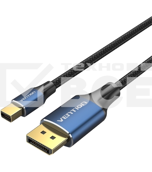 Кабель Vention DisplayPort v1.4 20M/Mini DP M - 1.5м