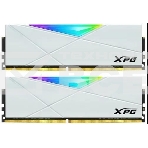 Оперативная память XPG Spectrix D50 RGB, 32GB (2x16GB), DDR4, 3600MHz, CL18, UDIMM, RGB, с радиатором, белый, фото 1