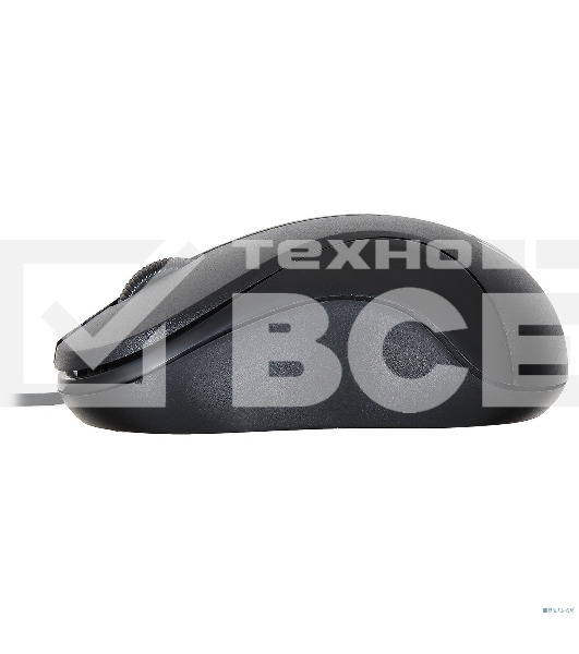 Мышь проводная Oklick 115S черный, 1200 dpi, USB, кнопки - 3