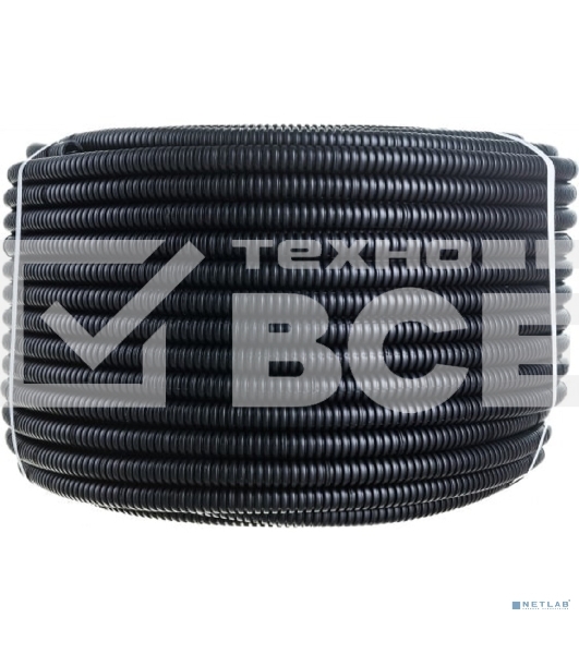 Труба гофрированная ПНД ЭРА (черный) d 16 мм с зонд. легкая 100 м (30)