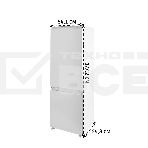 Встраиваемый холодильник Bosch KIN86VFE0 Serie 4, техника плоских шарниров, SN-ST, Объем 260 (184+76)л, NoFrost,LED-освещение, SuperFreeze, VitaFresh XXL, фото 1