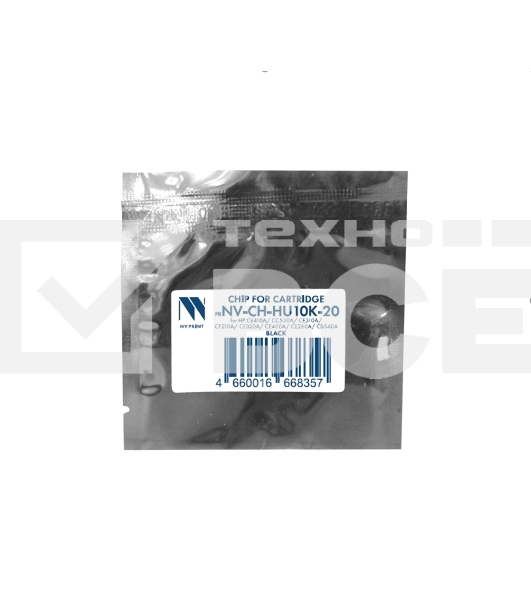 Чип NVPrint универсальный для HP CE410A, CC530A, CE310A, CF210A, CE320A, CE400A, CE260A, CB540A Black (20шт) совместимый