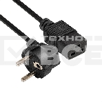 Кабель питания ExeGate Special PC19-5S (Евровилка Schuko->C19, 3*1.5mm2, CCA, черный, 5м), фото3