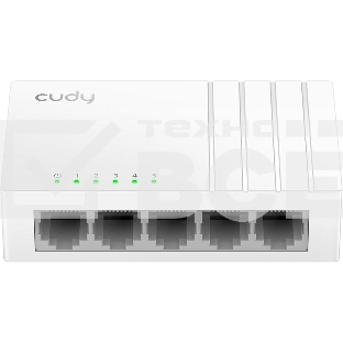 Коммутатор 5-Port Gigabit Desktop Switch, 5 10/100/1000M RJ45 Ports, Loop Detection, Desktop Plastic Case, Power Saving, Plug & Play, Wall-Mount,  Power Adapter Not Included