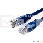 Кабель патч-корд, Filum FL-U5-3M-BL U/UTP 5e cat. 3м, 26AWG(7x0.16 мм), омедненный алюминий (CCA), PVC, синий, фото 1