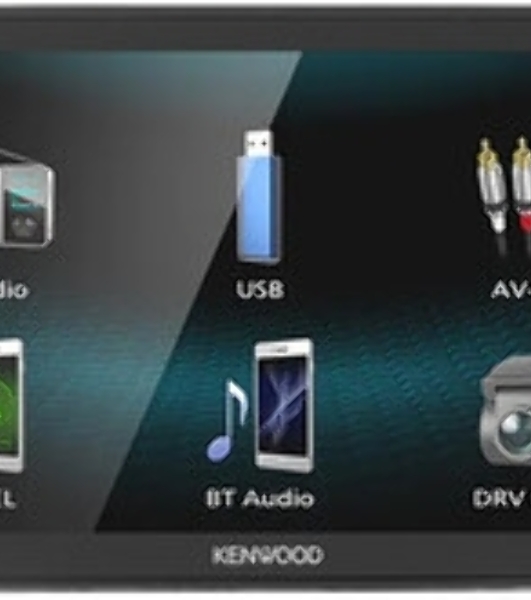 Автомагнитола Kenwood DMX1025BT, 2 DIN, 6.8', Bluetooth, USB Type-A