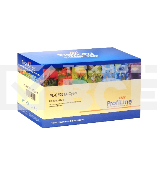 Картридж лазерный PL-CE261A для принтеров HP CLJ CP4525DN/CP4525N/CP4525XH Cyan 11000 копий ProfiLine