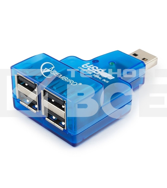 Контроллер GEMBIRD  HUB USB2.0 Mini 4-port UHB-CN224