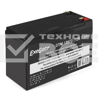 Батарея ExeGate EX285952RUS DTM 12072 (12V 7,2Ah, клеммы F1)