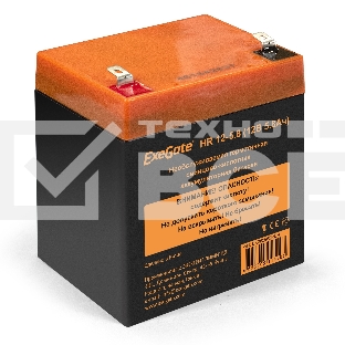 Батарея ExeGate EX285951RUS HR 12-5.8 (12V 5.8Ah 1223W, клеммы F2)