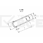 Наконечник штыревой втулочный L-7 мм 1.5 мм² (НШВ 1.5-8/НГ 1.5-7) Rexant, фото3