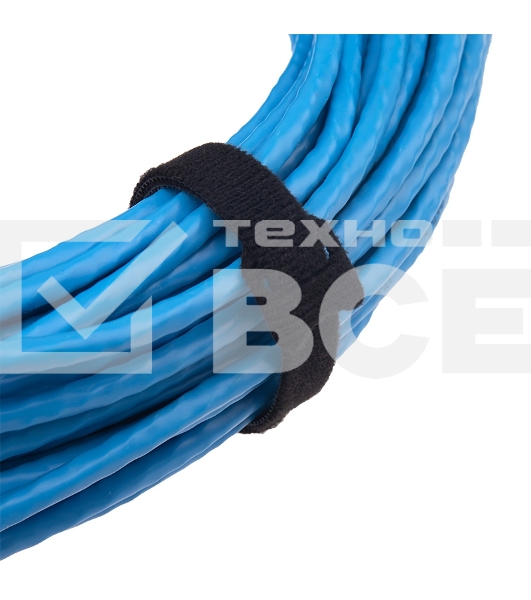 Хомут–липучка многоразовый Rexant 320х14 мм, черный (упак. 12 шт.)