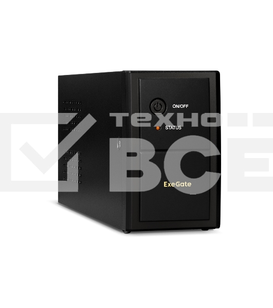 Источник бесперебойного питания ExeGate EP285541RUS SpecialPro UNB-850.LED.AVR.EURO.RJ.USB <850VA/480W, LED, AVR, 2 евророзетки, RJ45/11, USB, Black>