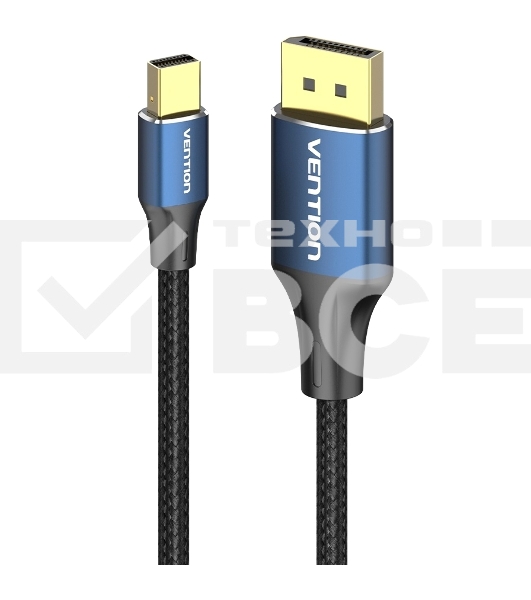 Кабель Vention DisplayPort v1.4 20M/Mini DP M - 1.5м