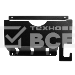 Держатель для угловых шлифмашинок до 210мм, настенный, с крючками, черный Rexant, фото2