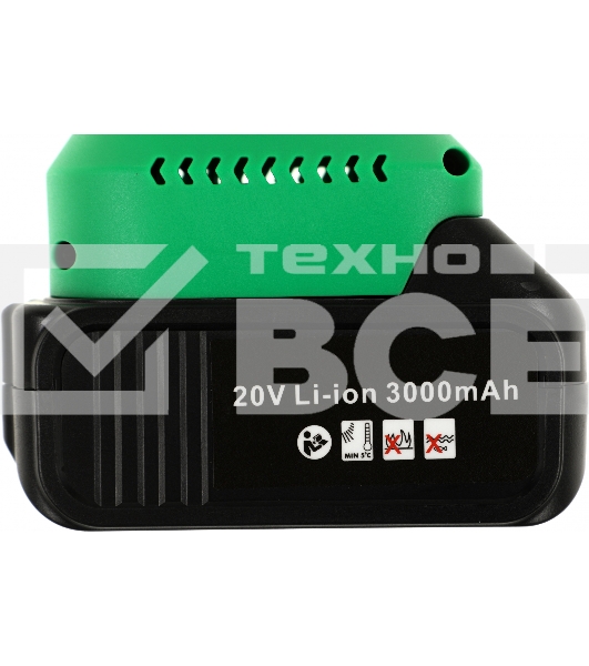 Пила цепная аккумуляторная ZITREK GreenSaw 20 Extra power { 20В, 3Ач Li-ion аккум. 1шт, 1,5Ач Li-ion аккум. 1шт, ЗУ }