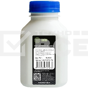 Тонер Cactus CS-THP10-70 черный флакон 70гр. для принтера CF218A/CF230A/CF230X/CF233A/CRG-047/CRG-051 (для картриджей с магнитным роликом), HP LJ Pro M104/132/203/227, LJ Ultra M106/134