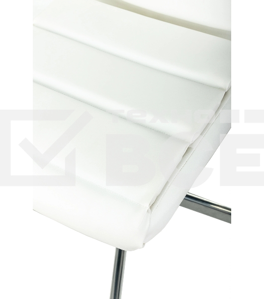 Кресло компьютерное Бюрократ CH-320M белый эко.кожа крестов. металл черный пластик черный