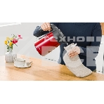 Чайник Bosch TWK7L464, 1.7л, 2400 Вт., нерж.сталь, покрытая эмалью, красный,шкала уровня воды, фото5