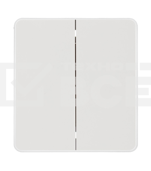 Выключатель Kranz ROUND 2 кл для жалюзи возвратный 10А с/у перламутр