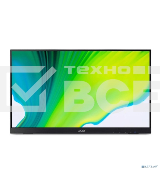 Монитор 21.5' Acer UT222Qbmip IPS 1920x1080, 75 Гц, 5 мс, 16:9, 250 кд/м², HDMI 1.4, DP 1.2, VGA, динамики (2x2 Вт), сенсорный, наклон, черный