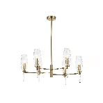 Люстра Ambrella light LH55201/6 BS/CL латунь/прозрачный E14*6 max 40W D660*520, фото10