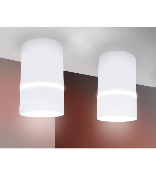 Светильник Ambrella light TN3411 SWH белый песок GU5.3 D65*105