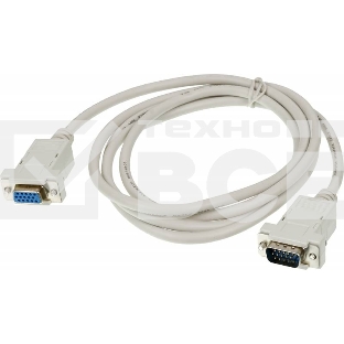 Кабель VGA 1.8м Ningbo удлинитель SVGA 15M/15F 1.8m