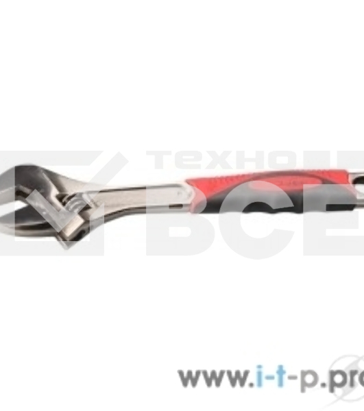 Ручной инструмент Зубр 'ЭКСПЕРТ' 27255-25 Ключ разводной хромоникелевое покрытие, длина 250мм, увеличен. зев 36мм