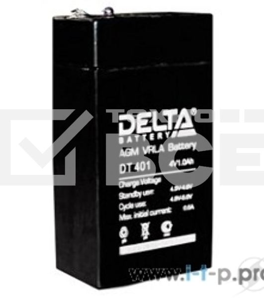 Аккумулятор для фонарей ТРОФИ 4В 1.0А.ч Delta DT 401
