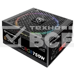 Блок питания Thermaltake Smart Pro RGB (PS-SPR-0750FPCBEU-R), 750Вт, 80 PLUS Bronze, 140мм, модульный, черный, фото 1