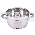 Кастрюля Rondell RDS-023 с\кр 18 см, (2,3л) Flamme (нерж.сталь 18/10,ручки из нерж.стали со вставкой силикон), фото2