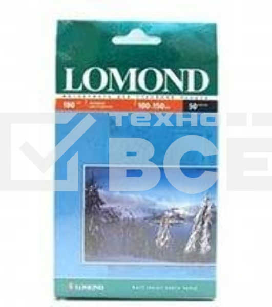 Фотобумага LOMOND Односторонняя Матовая, 180г/м2,A6 (10X15)/50л. для струйной печати