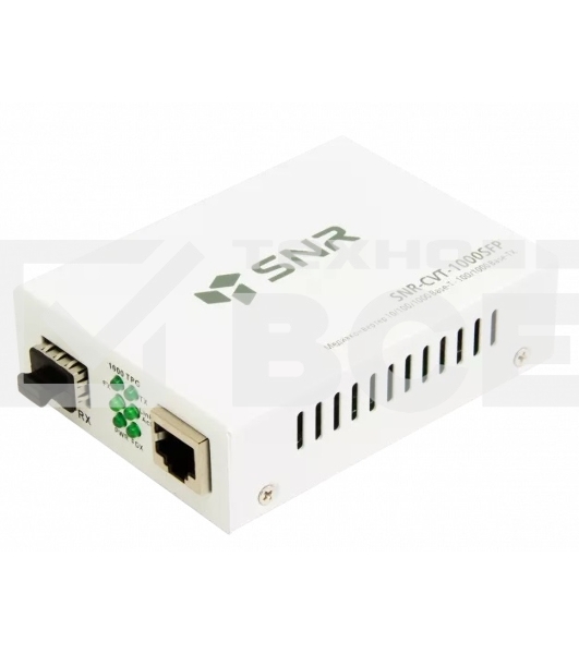 Медиаконвертер SNR 10/100/1000-Base-T / 100/1000Base-FX с SFP-портом