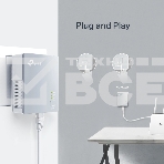 Сетевой адаптер TP-Link TL-PA4010KIT AV600 Nano Powerline Ethernet Adapter Starter Kit, Ultra Compact Size, 500Mbps Powerline Datarate,10/100Mbps Fast Ethernet, HomePlug AV, Green Powerline,Plug and Play, Twin Pa, фото9